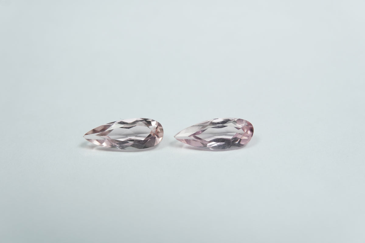 1.96ct Imperial topazes 10x4mm / 10x4mm