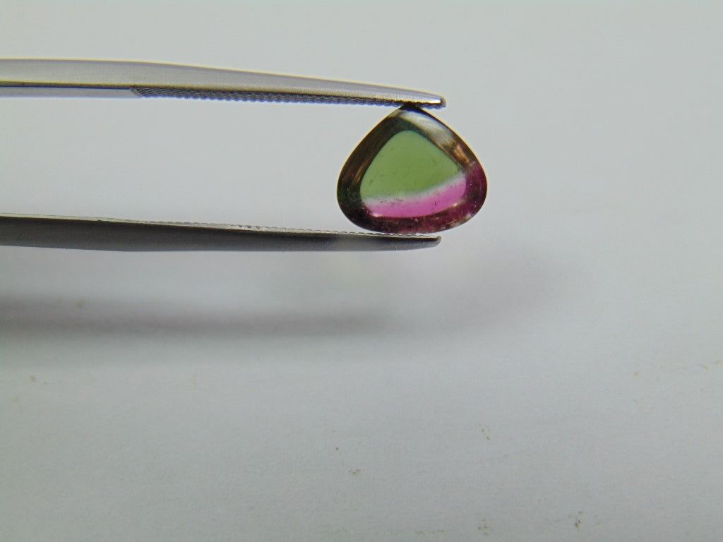 2.02ct Tourmaline Bicolor 9x7mm
