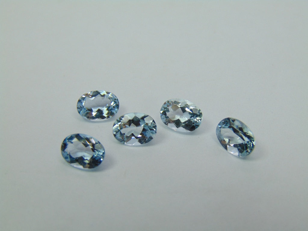3.80ct Aquamarine Calibrated 7x5mm