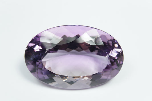 127.05ct Amethyst rose france 42x27.5mm