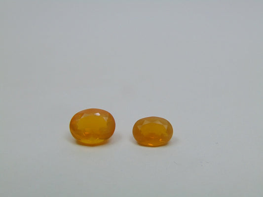 2.20ct Fire Opal 9x7mm 8x6mm