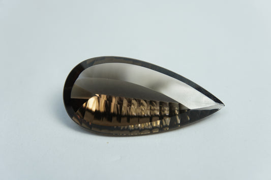 19ct Quartz smoky 30x15mm