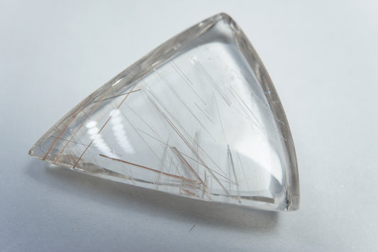 43.30ct Quartz with inclusion 32x29mm