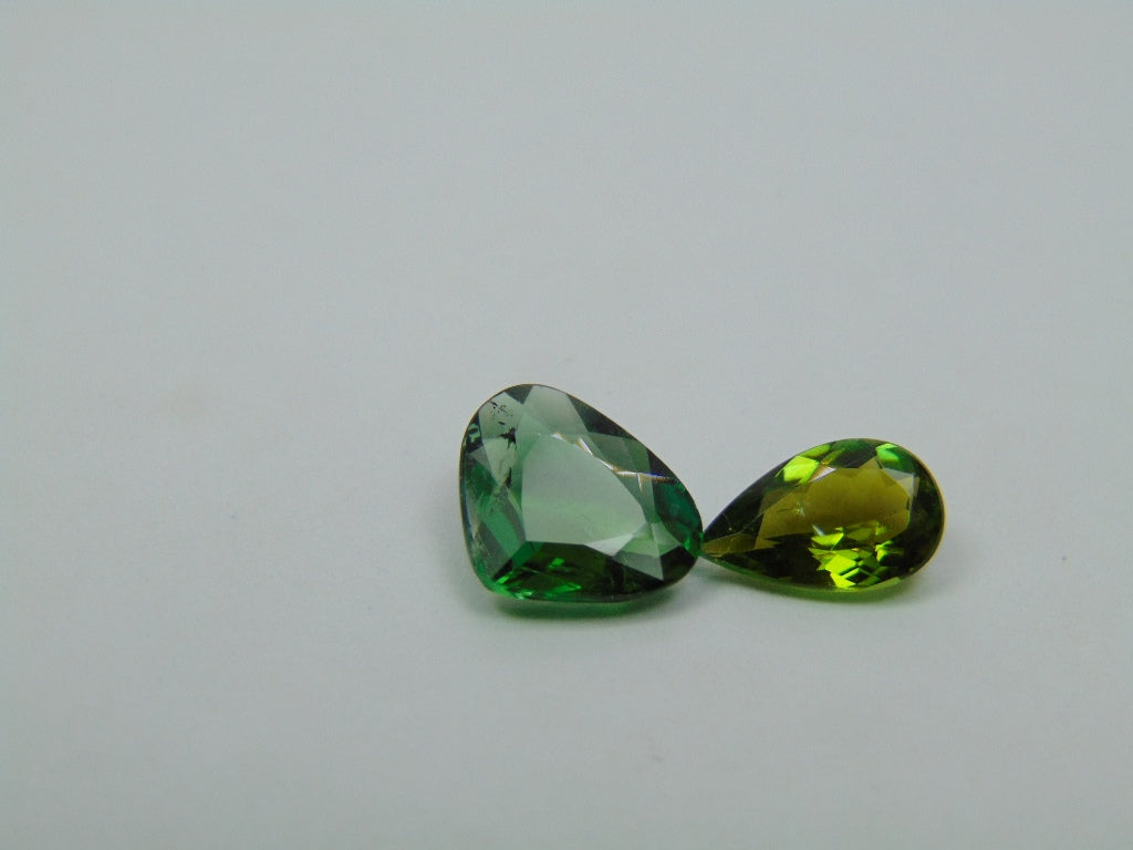2.98ct Tourmaline 10x8mm 9x6mm
