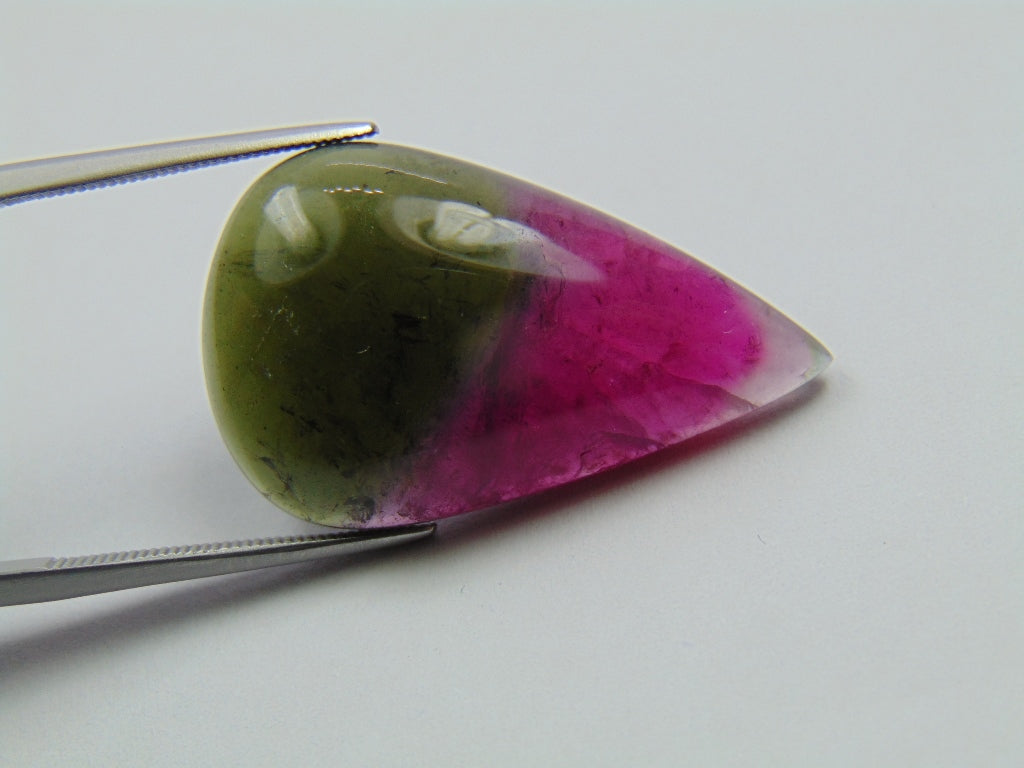 24.50ct Tourmaline Bicolor 30x28mm