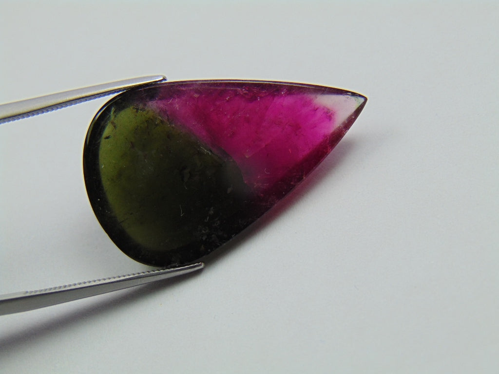 24.50ct Tourmaline Bicolor 30x28mm