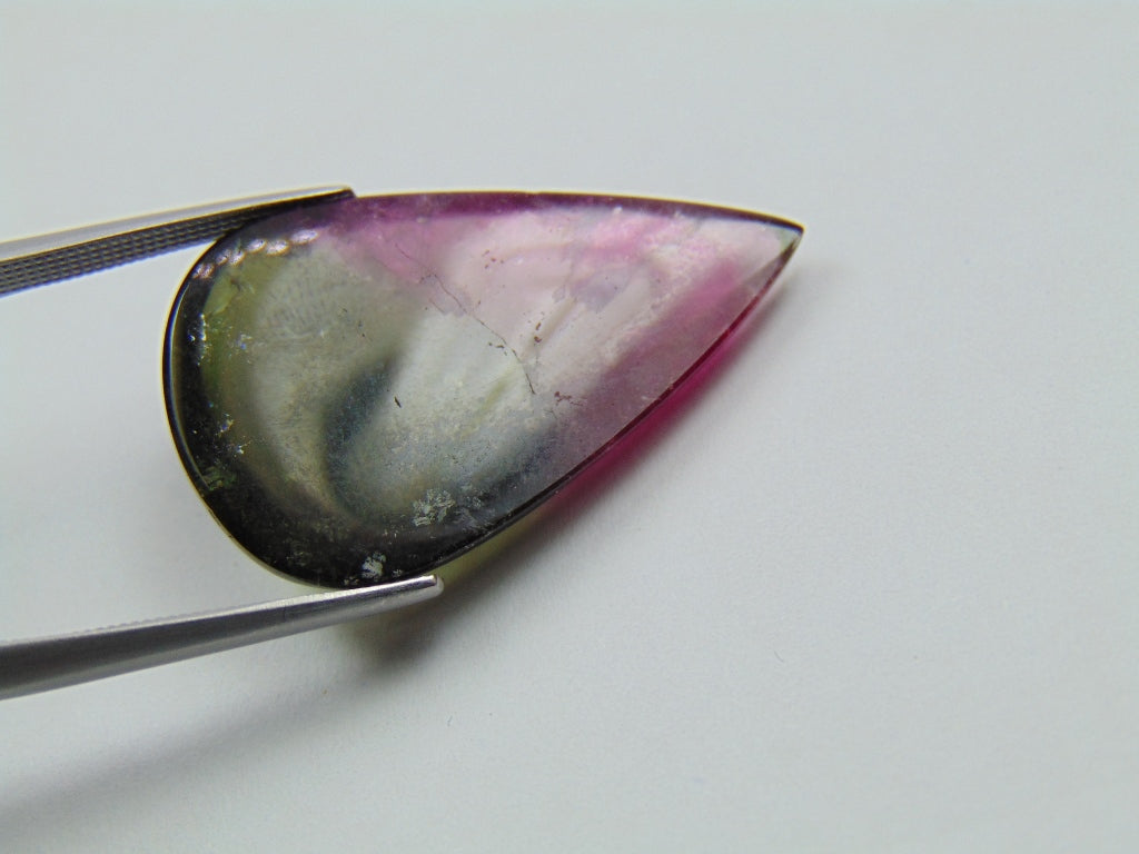 24.50ct Tourmaline Bicolor 30x28mm