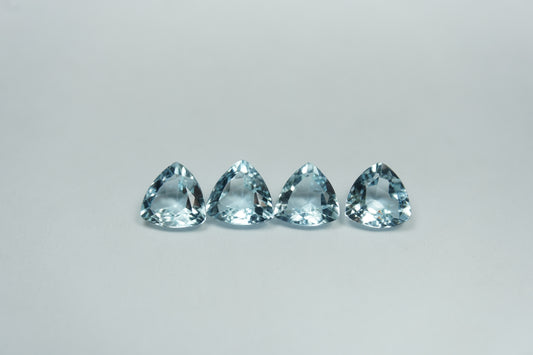1.85ct Aquamarines calibrated 5mm