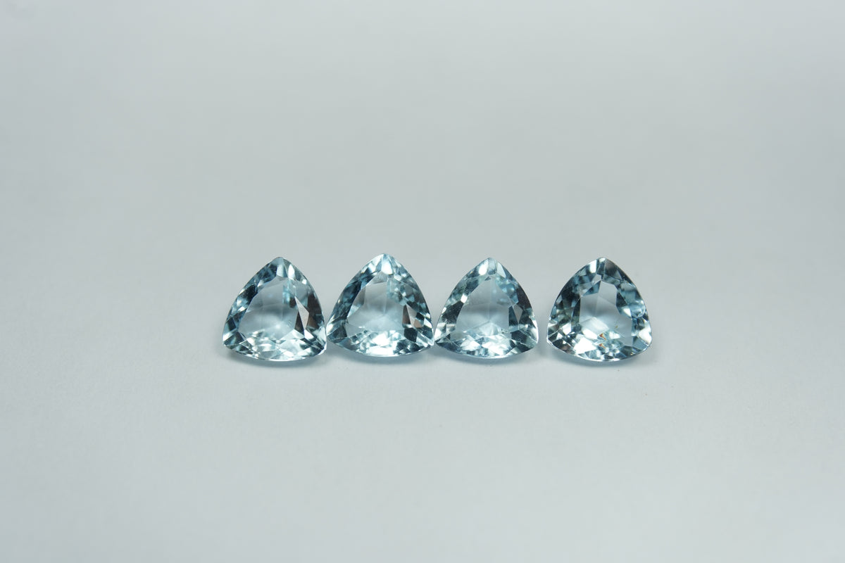 1.85ct Aquamarines calibrated 5mm