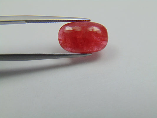 6ct Rhodonite Cabochon 14x9mm