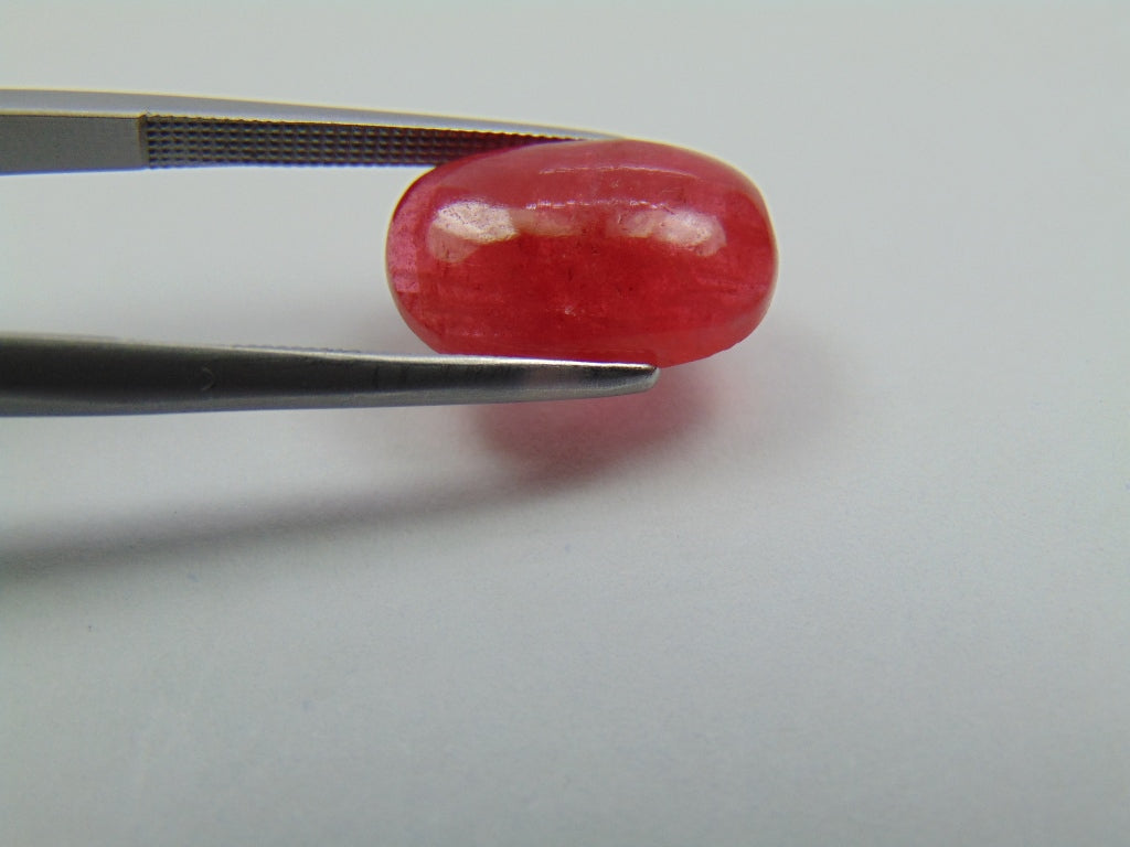 6ct Rhodonite Cabochon 14x9mm
