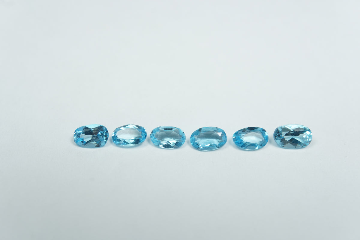 1.63ct Topazes calibrated 5x3mm