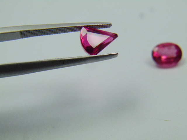 2.15ct Rubellite 7x6mm 8x6mm