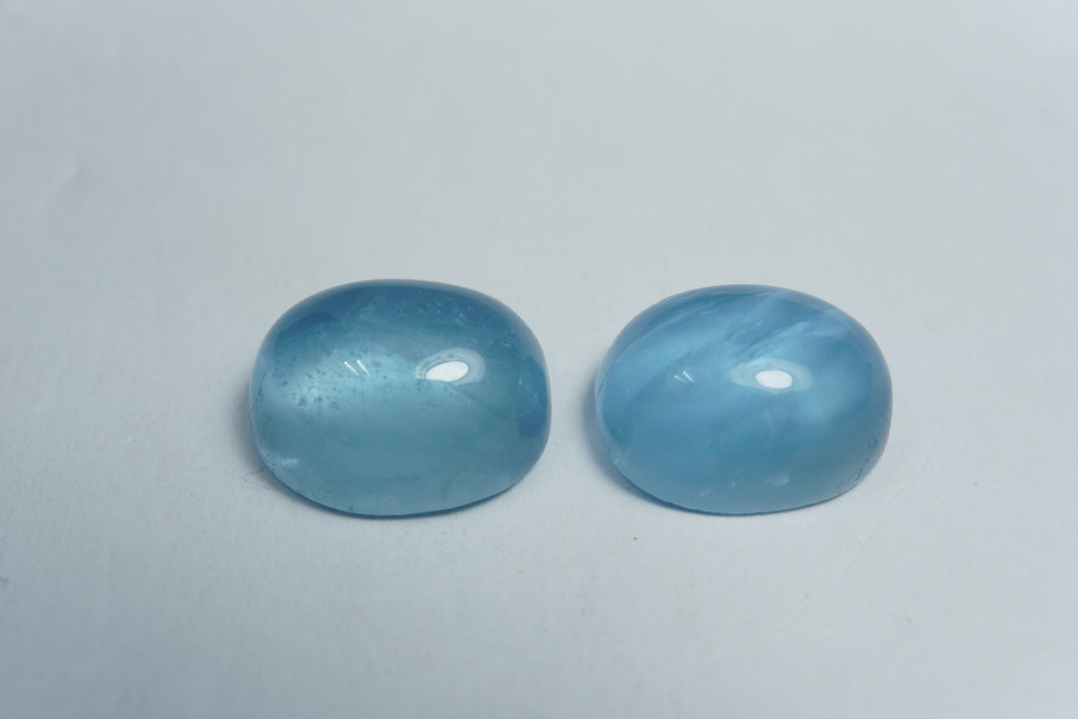 22.20ct Aquamarine cabochon 15x11mm