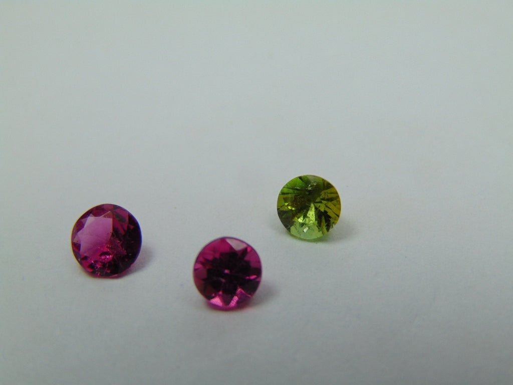 1.40ct Tourmaline Mix 5mm