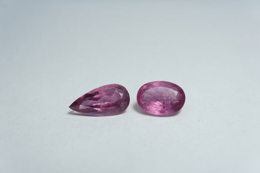 2.40ct Tourmalines 10x5mm / 8x6mm
