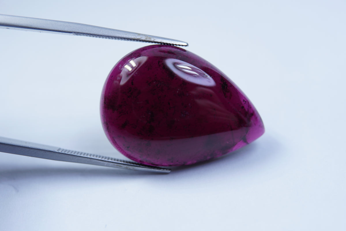 30.40ct Rubellite cabochon 28x20mm