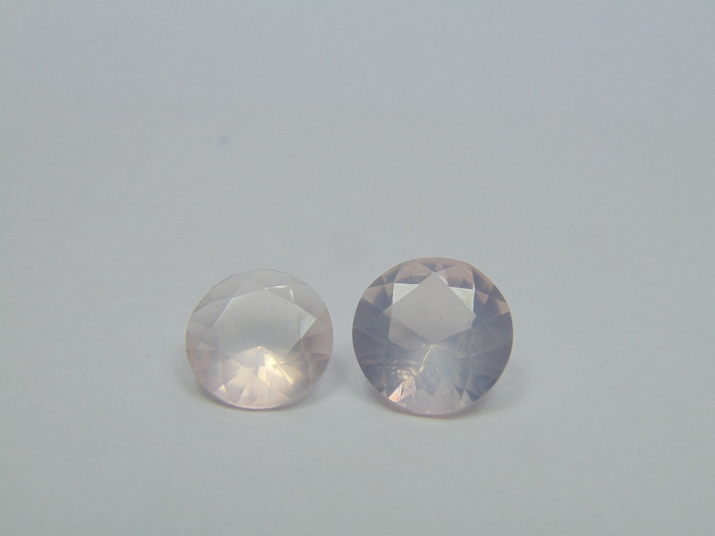 11.50ct Quartz Rose 12mm 13mm