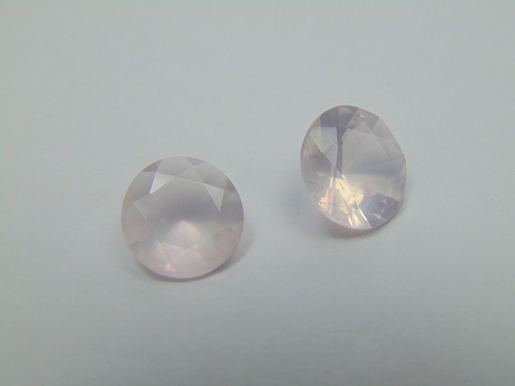 11.50ct Quartz Rose 12mm 13mm