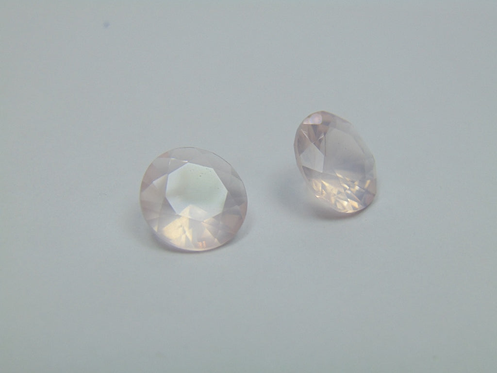 11.50ct Quartz Rose 12mm 13mm