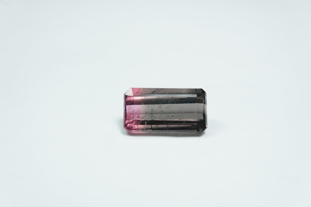 4.37ct Tourmaline bicolor 12.5x7mm