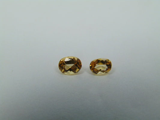 0.85ct Imperial Topaz 5x3mm 5x4mm