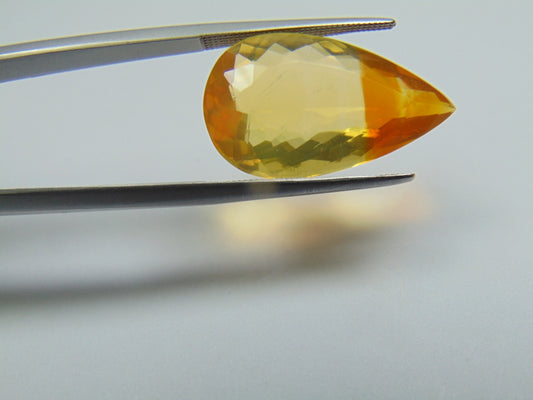 10.10ct Fire Opal Bicolor 23x13mm