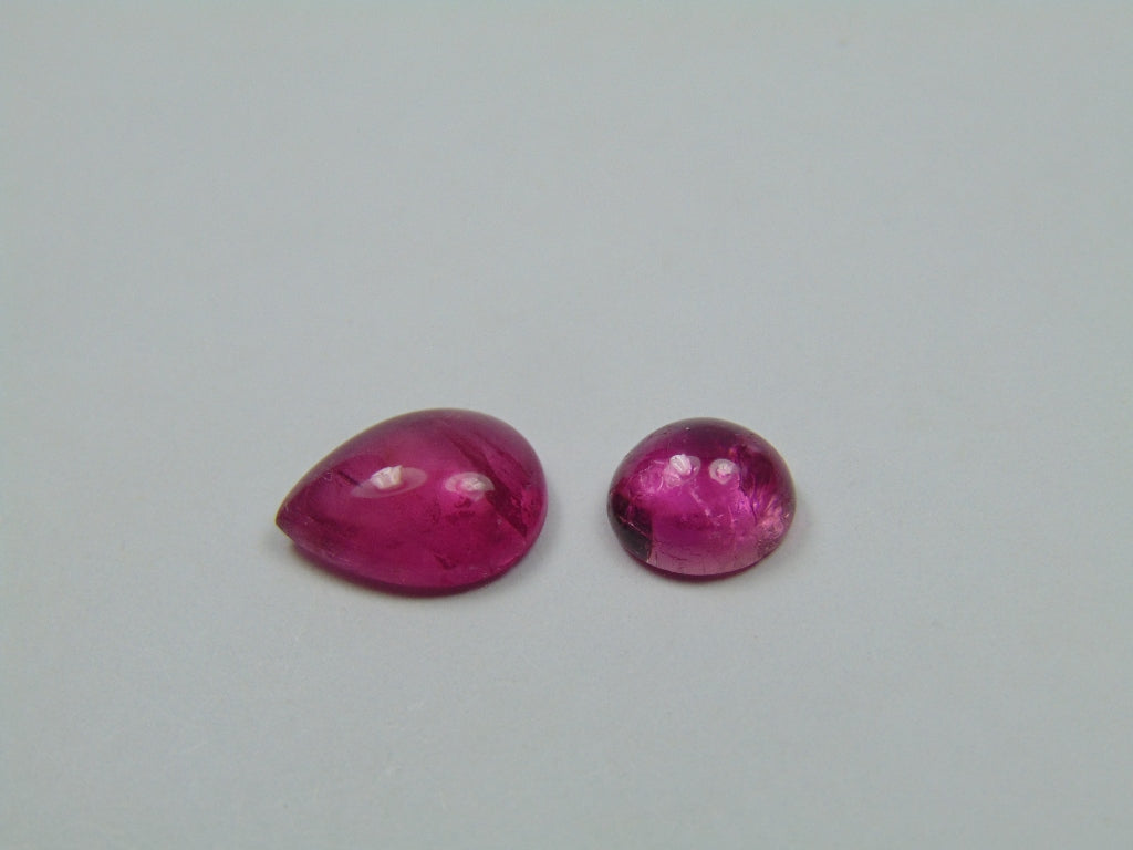 5.50ct Tourmaline Cabochon 12x9mm 8x7mm