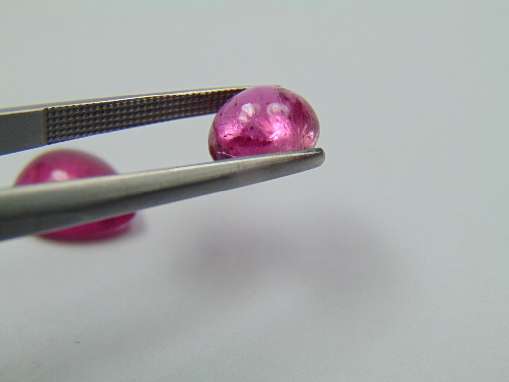 5.50ct Tourmaline Cabochon 12x9mm 8x7mm