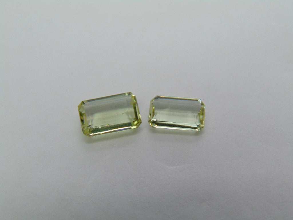 2.20ct Beryl Green 9x6mm 8x5mm