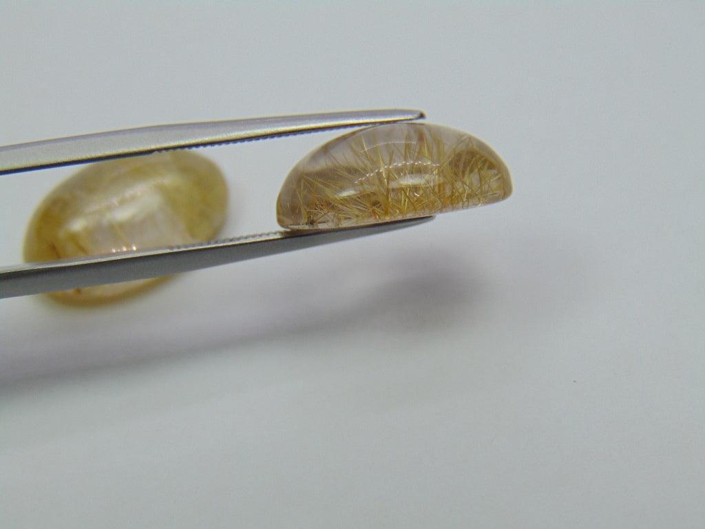 21.30ct Rutile Cabochon 18x13mm 16x12mm