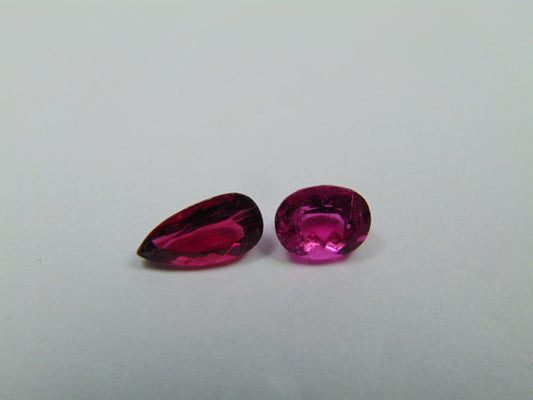 1.70ct Rubellite 9x5mm 6x5mm