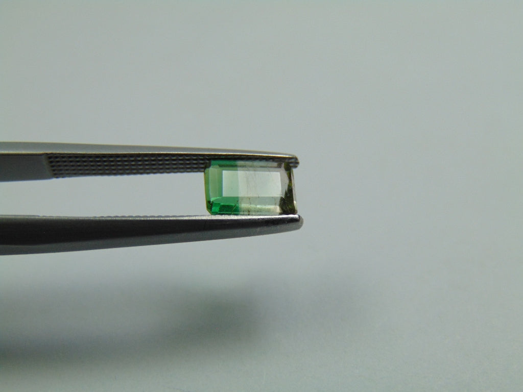 1ct Tourmaline Bicolor 6x5mm