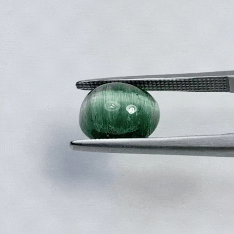 3.20ct Tourmaline With Stripe 10x8mm