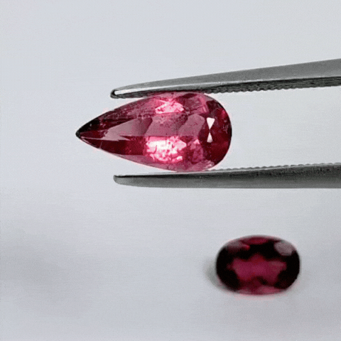 2.10ct Rubellite 11x6mm 7x5mm