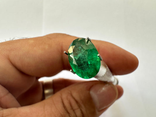 3.84ct Emerald 13x9mm - Final Price