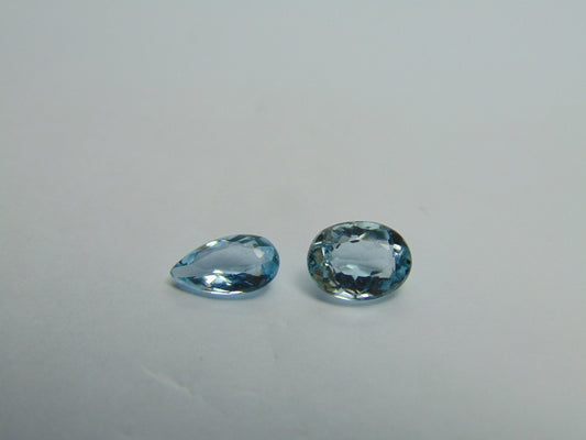 2.90ct Aquamarine 10x5mm 9x7mm