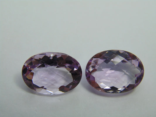 28.90ct Amethyst Pair 18x14mm