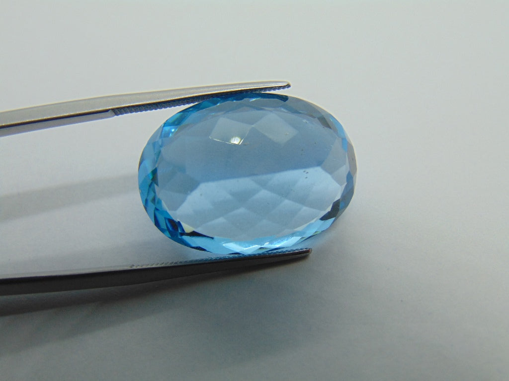 31.95ct Topaz Blue Swiss 22x16mm