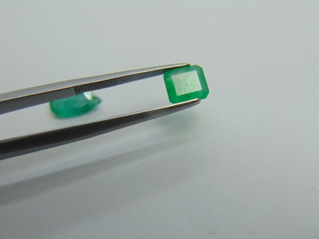 1.70ct Emerald 9x5mm 6mm