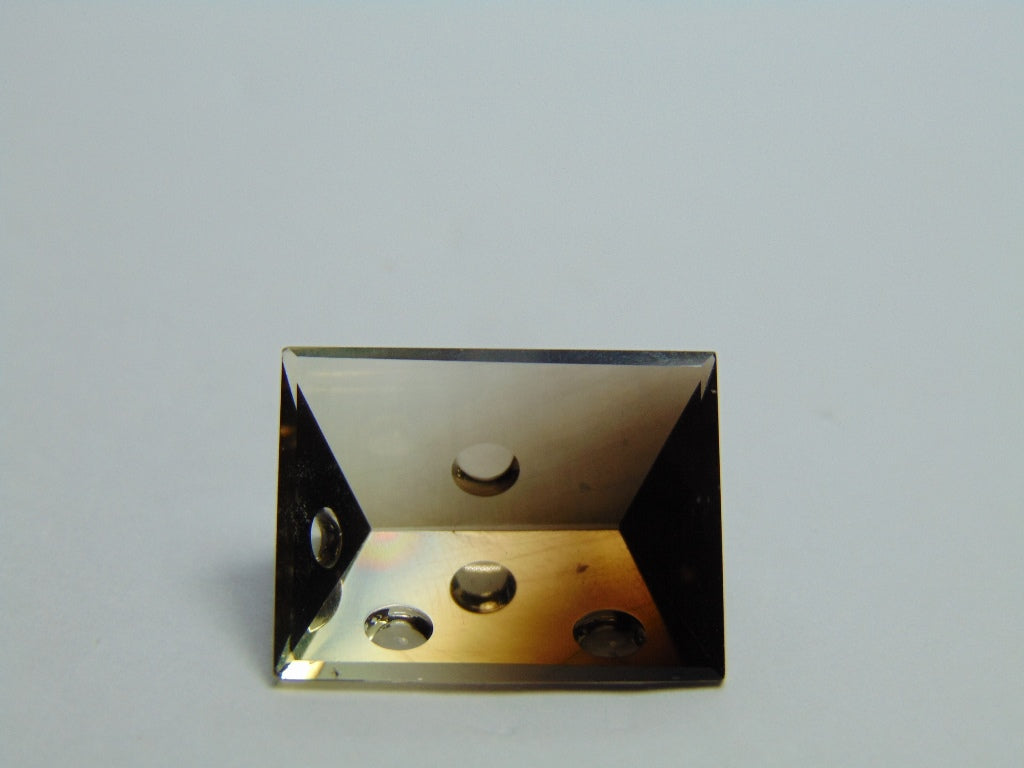 16.95ct Quartz Bicolor 20x15mm