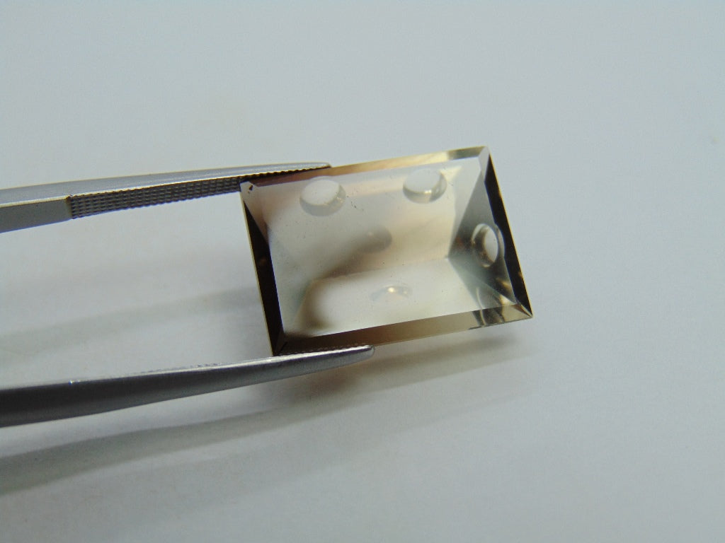 12.30ct Green Gold Bicolor 17x13mm