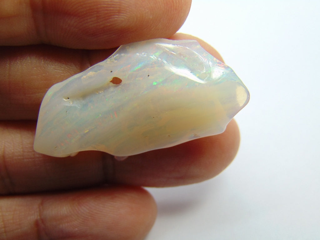 19.80ct Noble Opal Piece Cabochon 39x20mm