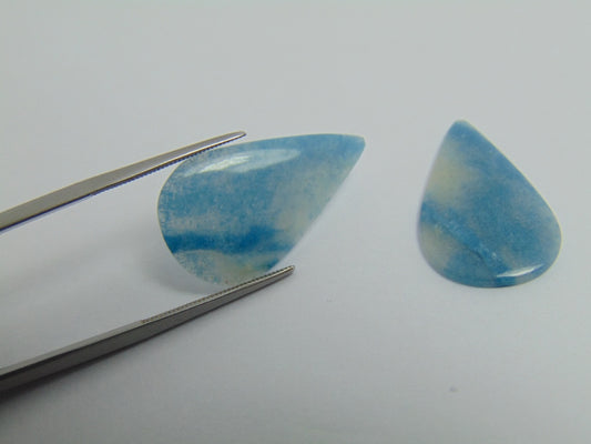 13.85ct Troilite Pair 28x16mm