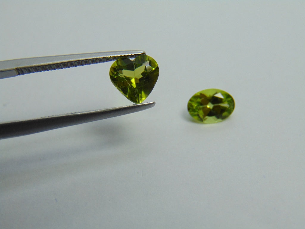 2.10ct Peridot 7mm 7x5mm