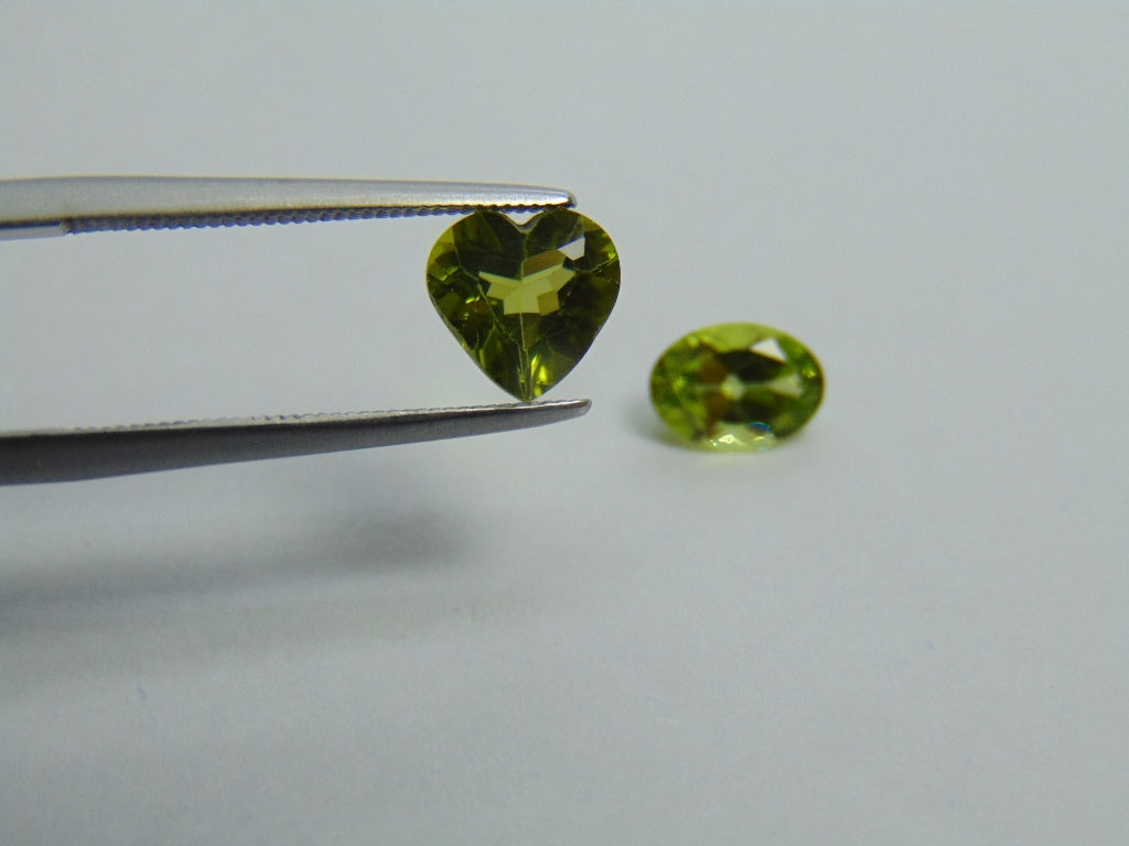 2.10ct Peridot 7mm 7x5mm