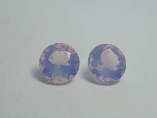 24.60ct Amethyst Lavender Pair 15mm