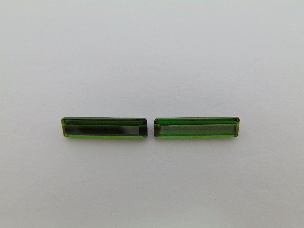 3.70cts Tourmaline Pair 15x14mm
