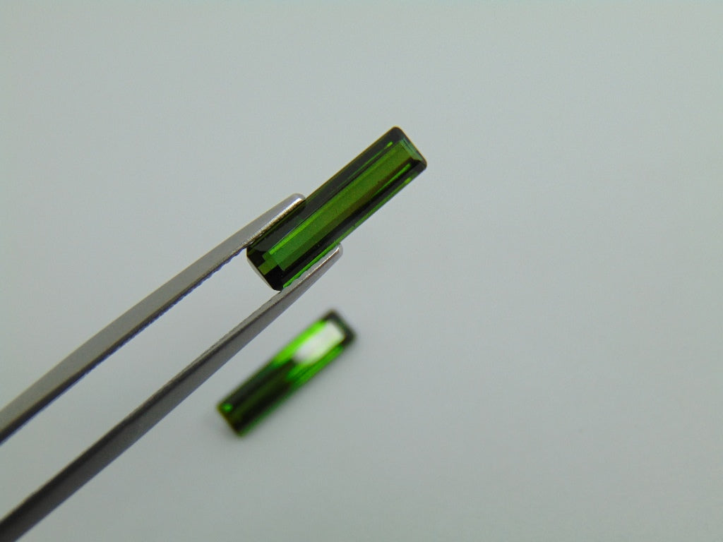 3.70cts Tourmaline Pair 15x14mm