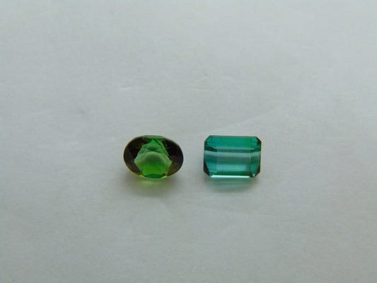 1.44ct Tourmaline 6x5mm 5x4.5mm